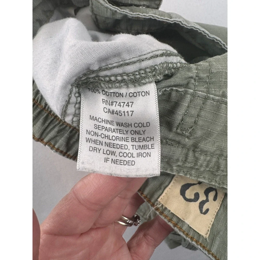 RedHead Cargo Shorts 32 Sage Green Ripstop Cotton Hiking Utility Outdoor Fishing
